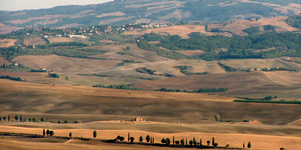 Beautiful Val D'Orcia in Tuscany